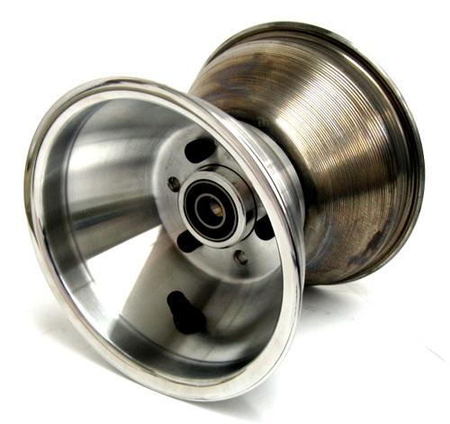 Hegar 6 In Spun Aluminum Nose Wheel